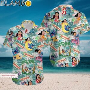 Lilo And Stitch Blue Dog Hawaiian Shirt Aloha Shirt Aloha Shirt