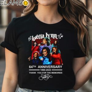 Loretta Lynn 64th Anniversary 1960 2024 Thank You For The Memories T Shirt Black Shirt Shirt