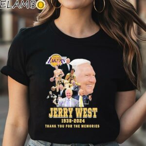 Los Angeles Lakers Jerry West 1938 2024 Thank You For The Memories shirt Black Shirt Shirt