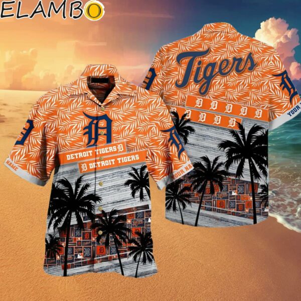 MLB Detroit Tigers Custom Name Tropical Hawaiian Shirt Hawaaian Shirt Hawaaian Shirt