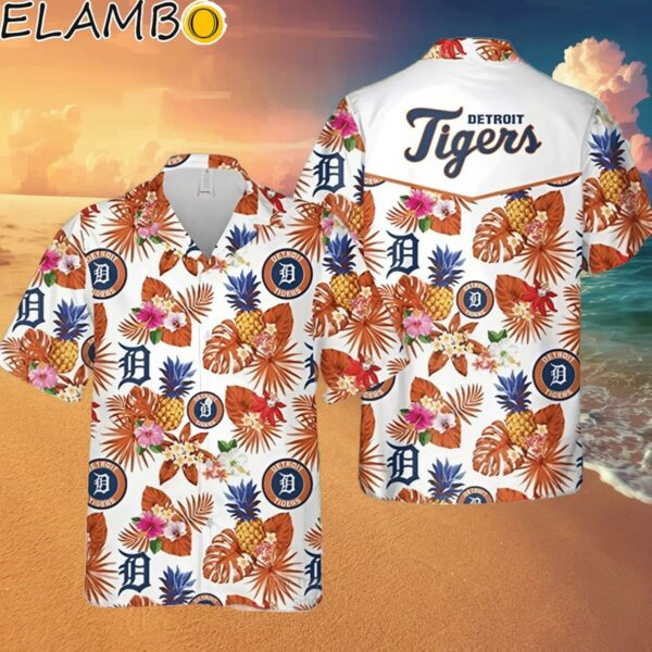 MLB Detroit Tigers Hawaiian Shirt Tropical Pattern Gift For Beach Trip Hawaaian Shirt Hawaaian Shirt