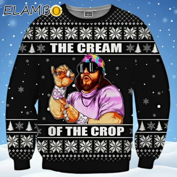 Macho Man Randy Savage The Cream Of The Crop Ugly Christmas Sweater Ugly Sweater