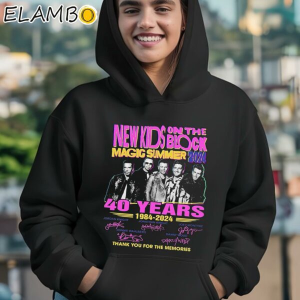 Magic Summer 2024 New Kids On The Block 40th Anniversary 1984 2024 Thank You For The Memories Shirt Hoodie 12
