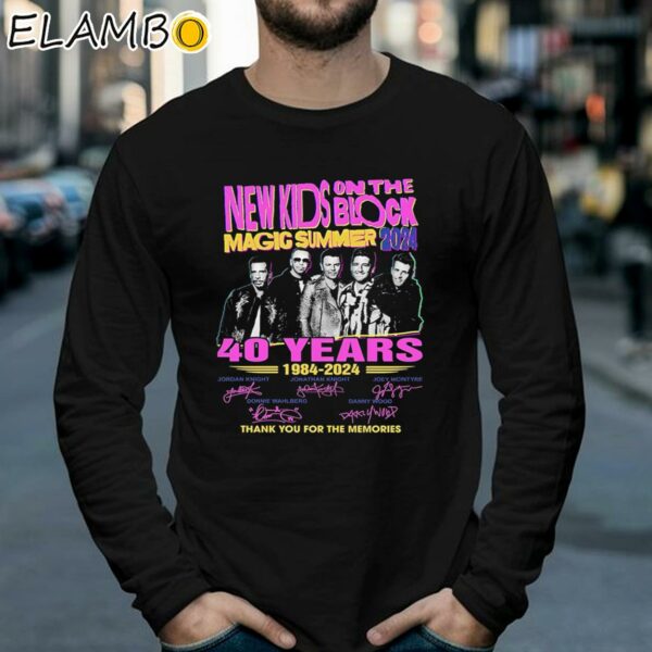 Magic Summer 2024 New Kids On The Block 40th Anniversary 1984 2024 Thank You For The Memories Shirt Longsleeve 39