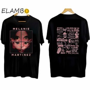Melanie Martinez The Trilogy Tour 2024 T Shirt Melanie Merch Black Shirt Black Shirt