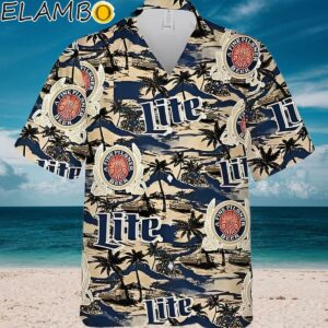 Miller Lite Beer Island Hawaiian Shirt Aloha Shirt Aloha Shirt
