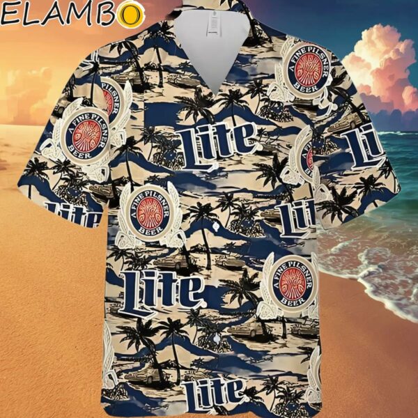 Miller Lite Beer Island Hawaiian Shirt Hawaaian Shirt Hawaaian Shirt