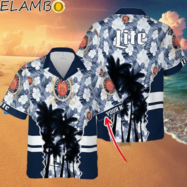 Miller Lite Custom Name For Fans 3D Hawaiian Shirt Hawaaian Shirt Hawaaian Shirt