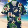 Miller Lite Hawaiian Shirt Hibiscus Flower Pattern Hawaiian Hawaiian