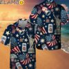 Miller Lite Liberties Vintage Flag Hawaiian Shirt Hawaaian Shirt Hawaaian Shirt
