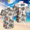 Miller Lite Tropical Coconut Tree Colorful Style 3D Hawaiian Shirt Hawaiian Hawaiian