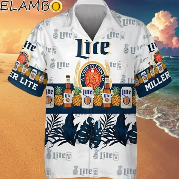 Miller Lite Tropical Pineapple Beer Men And Women Hawaiian Shirt Summer Gift Hawaaian Shirt Hawaaian Shirt