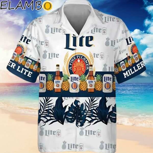 Miller Lite Tropical Pineapple Beer Men And Women Hawaiian Shirt Summer Gift Hawaiian Hawaiian
