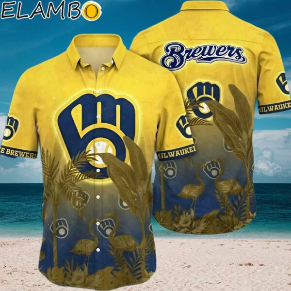 Milwaukee Brewers MLB Heattime Aloha Shirt Aloha Shirt Aloha Shirt