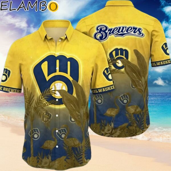 Milwaukee Brewers MLB Heattime Aloha Shirt Hawaiian Hawaiian