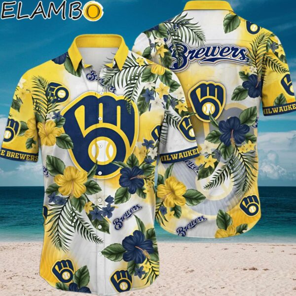 Milwaukee Team Brewers Hawaiian Shirt 2024 Gift Sun Aloha Shirt Aloha Shirt Aloha Shirt