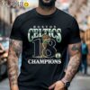 NBA Boston Celtics 18 Time Finals Champions Tri Blend T shirt Black Shirt Black Shirt