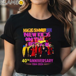 NKOTB Band Magic Summer New Kids On The Block Tour 2024 Shirt Black Shirt Shirt