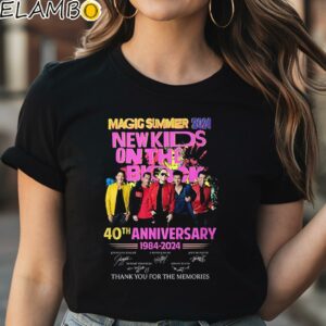 NKOTB Magic Summer 2024 40Th Anniversary Shirt Black Shirt Shirt