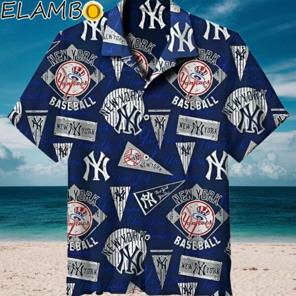 NY Yankees Baseball Floral Hawaiian shirt Aloha Shirt Aloha Shirt