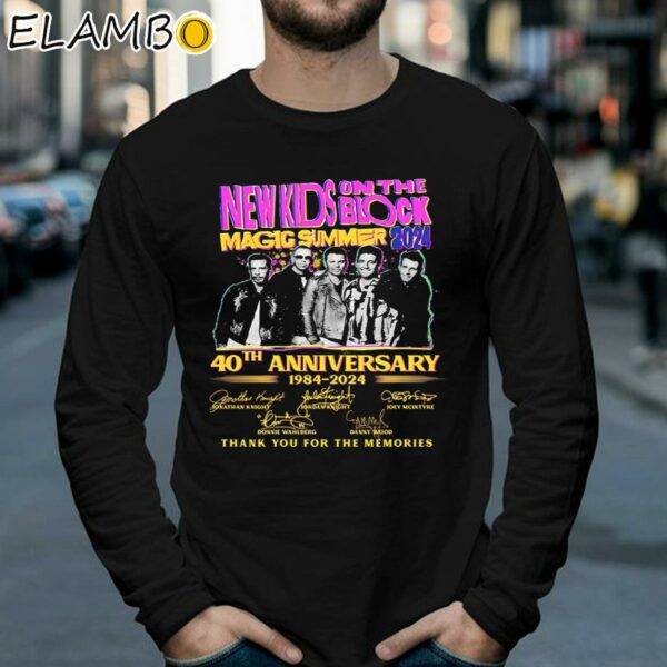 New Kids On The Block Magic Summer 2024 40th Anniversary 1981 2024 Thank You For The Memories T Shirt Longsleeve 39