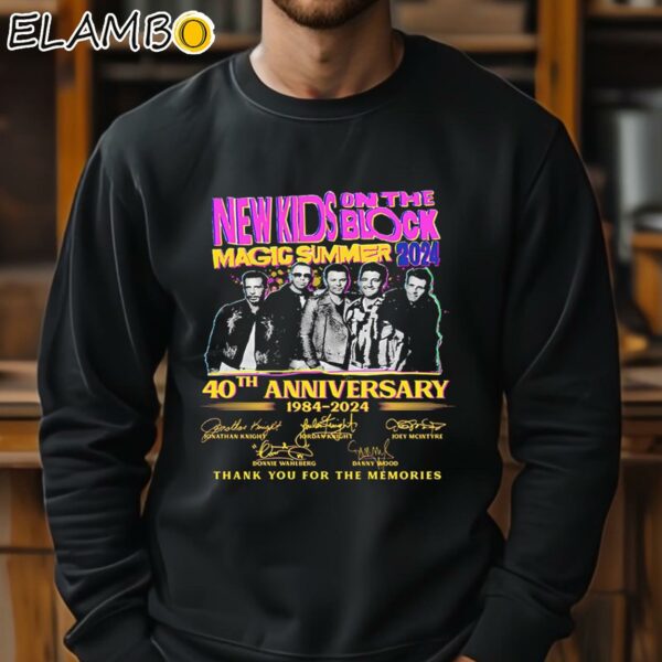 New Kids On The Block Magic Summer 2024 40th Anniversary 1981 2024 Thank You For The Memories T Shirt Sweatshirt 11