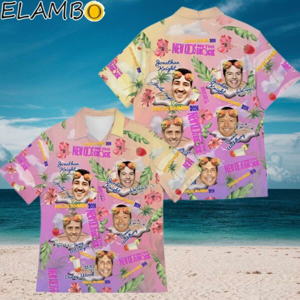 New Kids On The Block Magic Summer 2024 Hawaiian Shirt Aloha Shirt Aloha Shirt