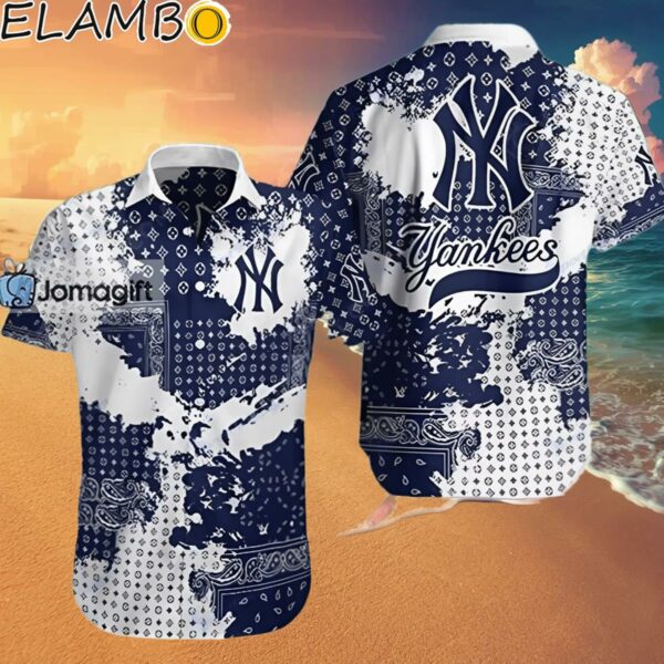 New York Yankees Hawaiian Shirt Louis Vuitton Pattern Gift Hawaiian Shirt Hawaaian Shirt Hawaaian Shirt