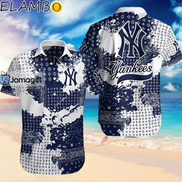 New York Yankees Hawaiian Shirt Louis Vuitton Pattern Gift Hawaiian Shirt Hawaiian Hawaiian