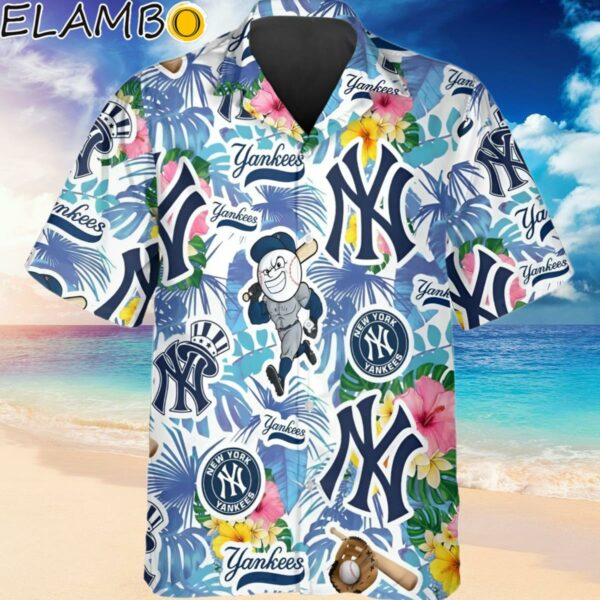 New York Yankees Hawaiian Shirt Tropical Summer Beach Shirt Hawaiian Hawaiian