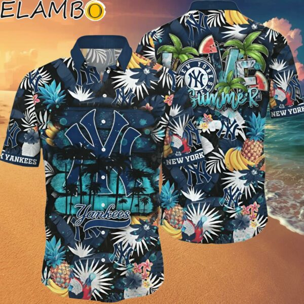 New York Yankees MLB Flower Hawaiian Shirt Hawaaian Shirt Hawaaian Shirt