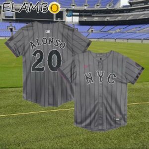 Nike Pete Alonso Graphite New York Mets 2024 City Connect Jersey 1 1