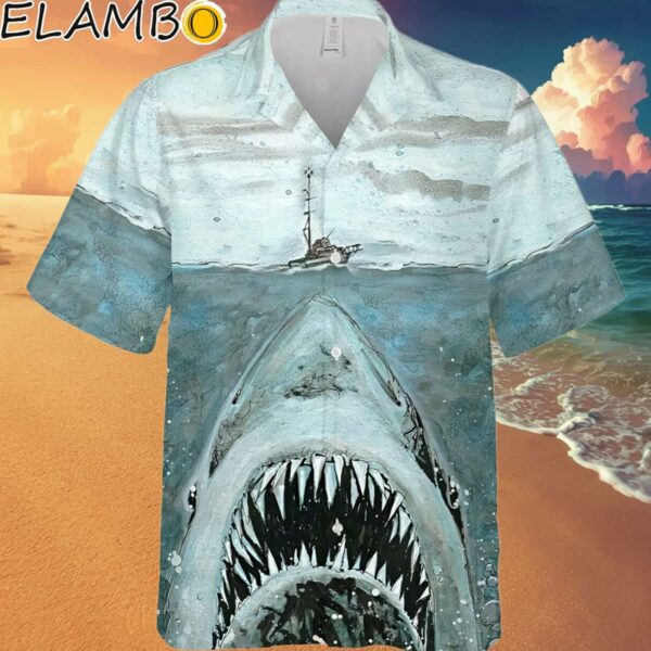 Ocean Shark Jaw Hawaiian Shirts Jaw Shark Wilderness Regular Fit Hawaii Aloha Hawaaian Shirt Hawaaian Shirt