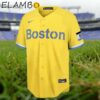 Official MLB Boston Red Sox Yellow Jersey 2 2