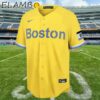 Official MLB Boston Red Sox Yellow Jersey 3 3