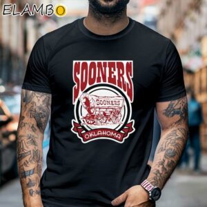 Oklahoma Sooners Cola Design Royal shirt Black Shirt Black Shirt