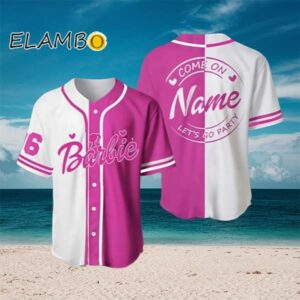 Personalize Barbie Baseball Jersey Movie Aloha Shirt Aloha Shirt