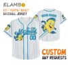 Personalize Disney Game Day The Little Mermaid Flounder Baseball Jersey Printed Thumb