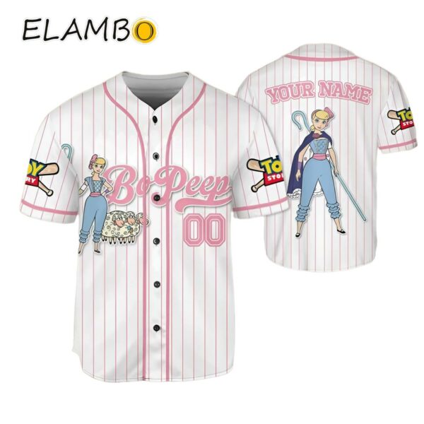 Personalize Toy Story Bo Peep Disney Baseball Jersey Printed Thumb