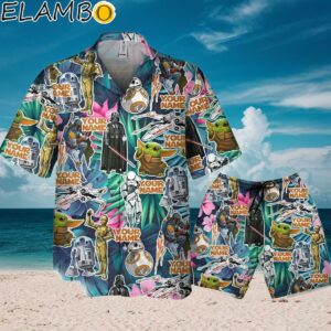 Personalized Star Wars Seamless Icon Summer Tropical Hawaiian Shirt Aloha Shirt Aloha Shirt