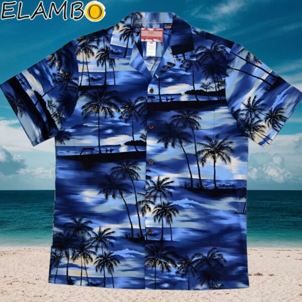 RJC Hawaiian Shirt South Pacific Blue Aloha Shirt Aloha Shirt Aloha Shirt
