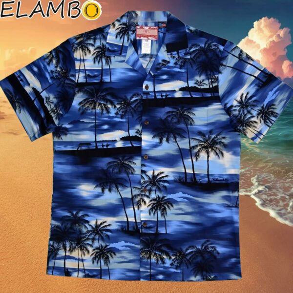 RJC Hawaiian Shirt South Pacific Blue Aloha Shirt Hawaaian Shirt Hawaaian Shirt