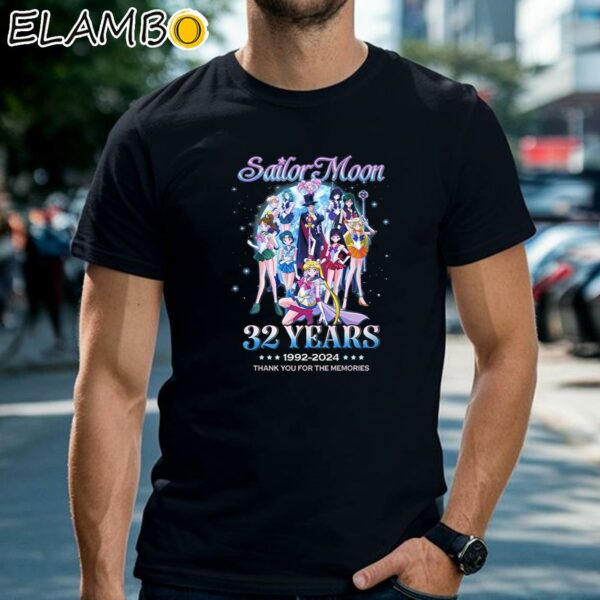 Sailor Moon 32 Years 1992 2024 Thank You For The Memories T Shirt Black Shirts Shirt