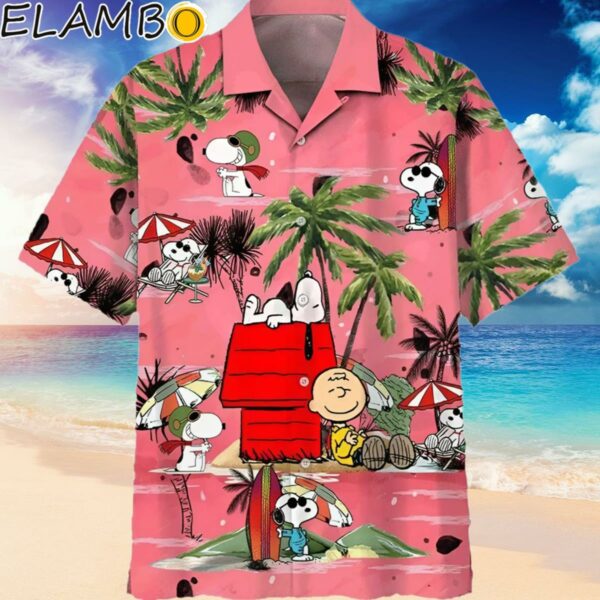Snoopy Aloha Pink Hawaiian Shirt Hawaiian Hawaiian