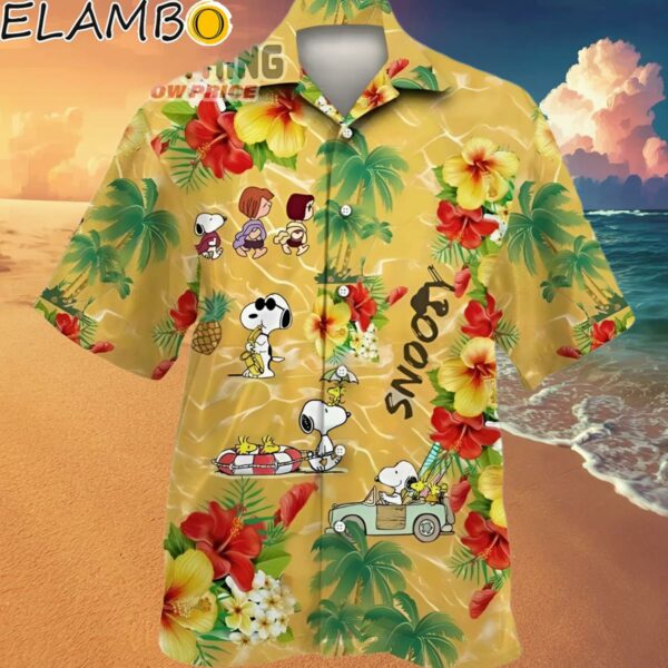 Snoopy Hawaiian Shirt Summer Aloha Shirt Snoopy Glasses Beach Summer 3D Hawaiian Shirt Hawaaian Shirt Hawaaian Shirt