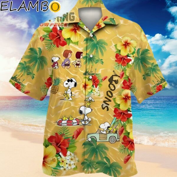 Snoopy Hawaiian Shirt Summer Aloha Shirt Snoopy Glasses Beach Summer 3D Hawaiian Shirt Hawaiian Hawaiian