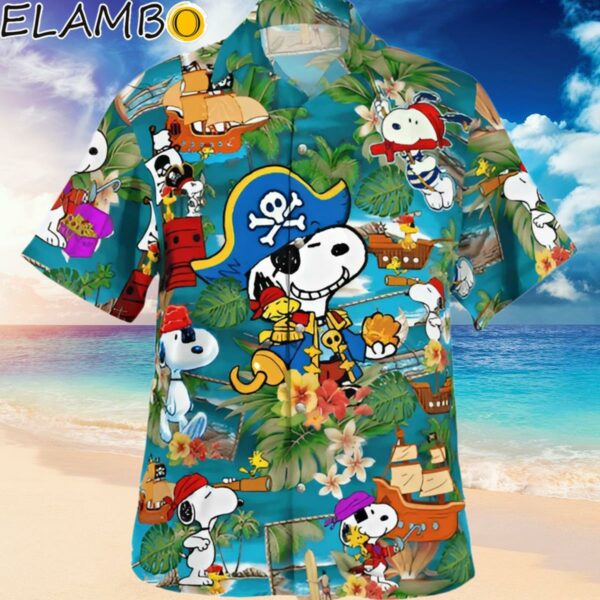 Snoopy Pirate Casual Summer Beach Hawaiian Shirt Hawaiian Hawaiian