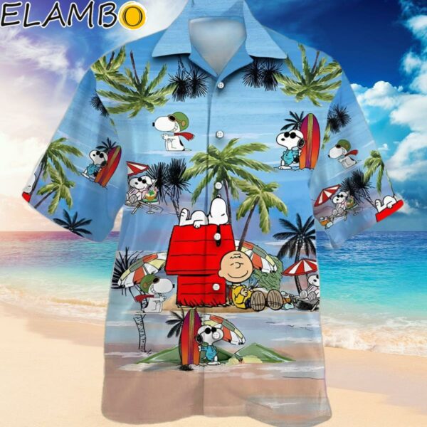 Snoopy Summer Time Hawaiian Shirt Blue Summer Aloha Shirt Hawaiian Hawaiian