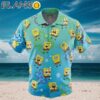 SpongeBob Pattern SpongeBob SquarePants Button Up Hawaiian Shirt Aloha Shirt Aloha Shirt