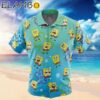 SpongeBob Pattern SpongeBob SquarePants Button Up Hawaiian Shirt Hawaiian Hawaiian